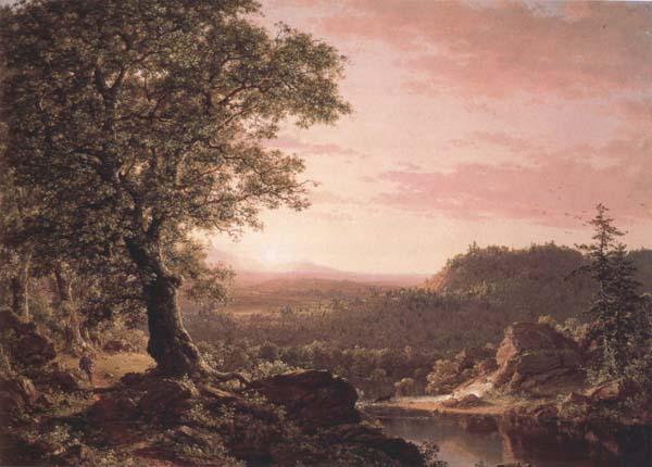 Frederic E.Church July Sunset,Berkshire County,Massachusetts oil painting picture
